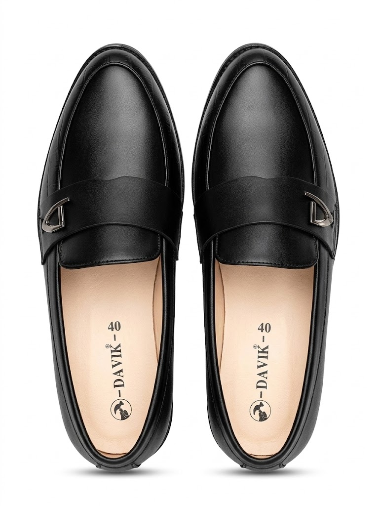 Davik Black Men Casual Shoes